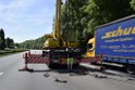 LKW in Boeschung A 3 Rich Frankfurt Hoehe Roesrath Lohmar P226